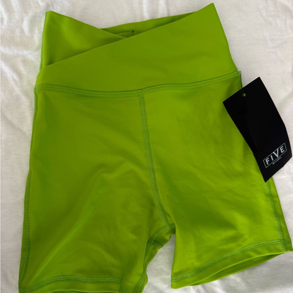 Five Kids Neon Green Shorts